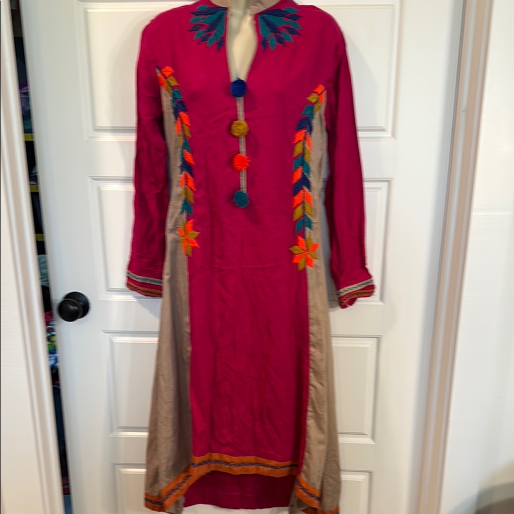 Cotton Ginny Hippie Boho Ethnic Art-To-Wear Medium Offbeat Designer medium